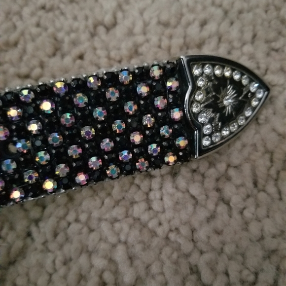 Nocona Crystal Sparkly Belt S - Picture 7 of 9